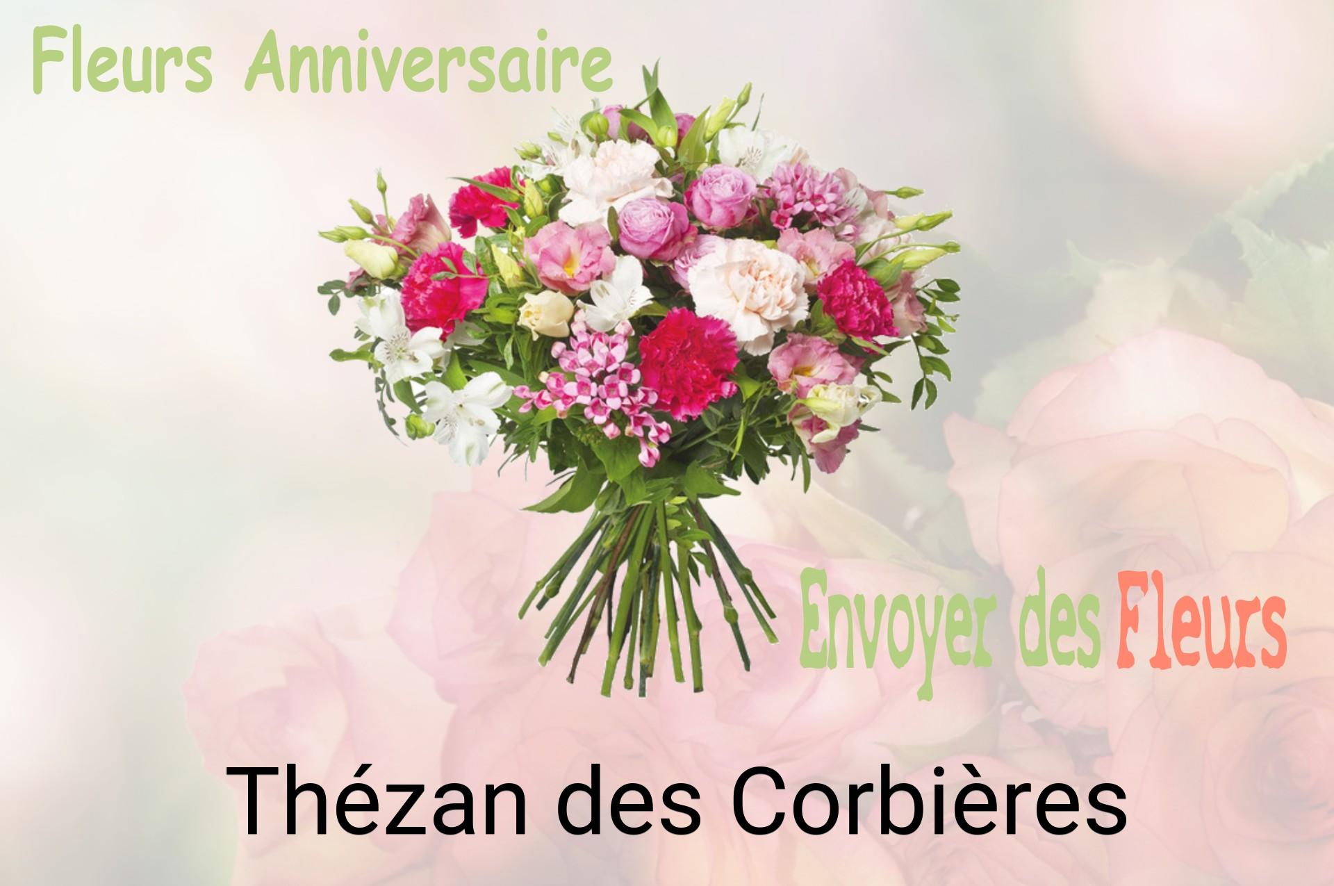 Bouquet de fleurs d’anniversaire livré à Thézan-des-Corbières